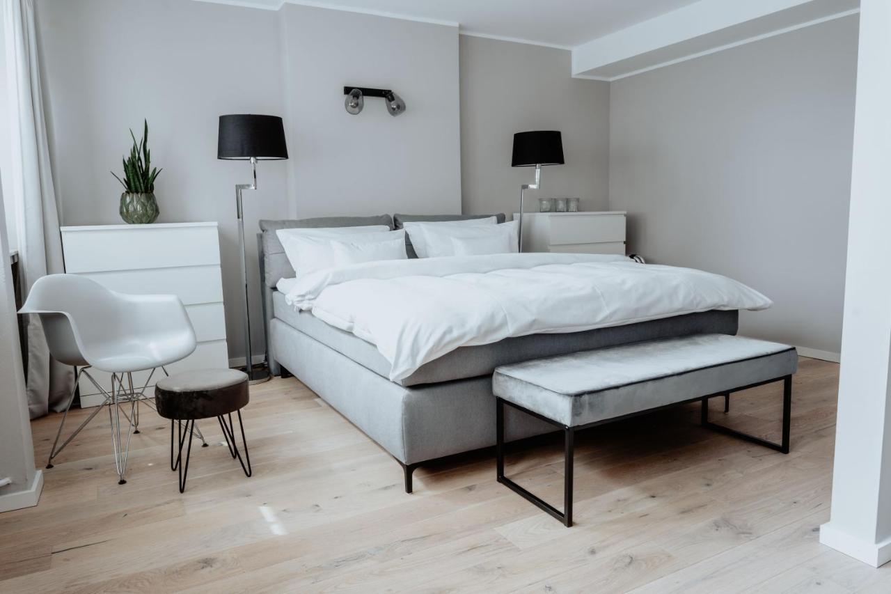 2-Zimmer City Apartment 57M² Mit King Size Bett Und Kueche 蒙斯特 外观 照片