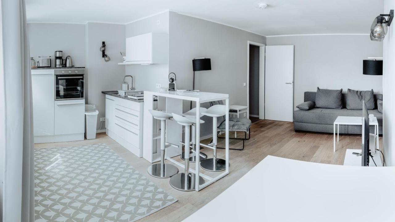 2-Zimmer City Apartment 57M² Mit King Size Bett Und Kueche 蒙斯特 外观 照片
