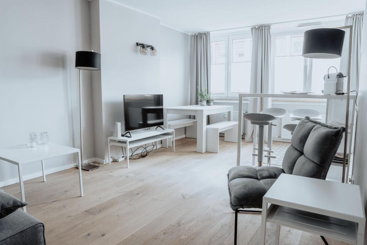 2-Zimmer City Apartment 57M² Mit King Size Bett Und Kueche 蒙斯特 外观 照片