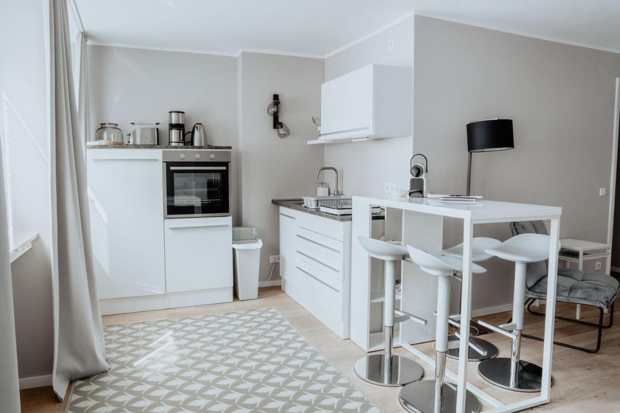2-Zimmer City Apartment 57M² Mit King Size Bett Und Kueche 蒙斯特 外观 照片
